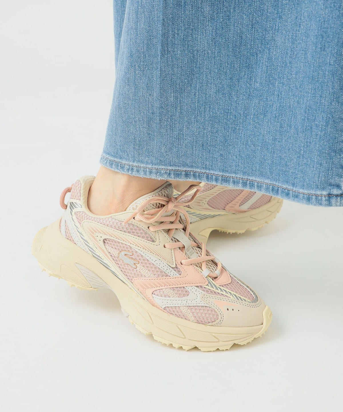 LACOSTE ラコステ / L003 NEO SHOT 125 1 SFA(23.5 24.5cm) シューズ WOMEN OFF WHITE/LIGHT PNK 5H LACOSTE ラコステ / L003 NEO SHOT 125 1 SFA(23.5 24.5cm) シューズ WOMEN OFF WHITE/LIGHT PNK 5H