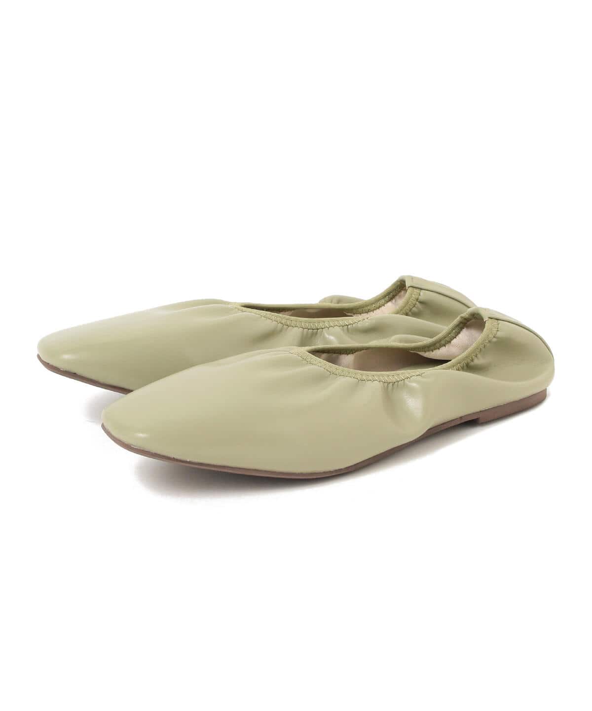 ギャザー バレエシューズ(22.5 24.5cm) シューズ WOMEN SAGE 22.5 ギャザー バレエシューズ(22.5 24.5cm) シューズ WOMEN SAGE 22.5