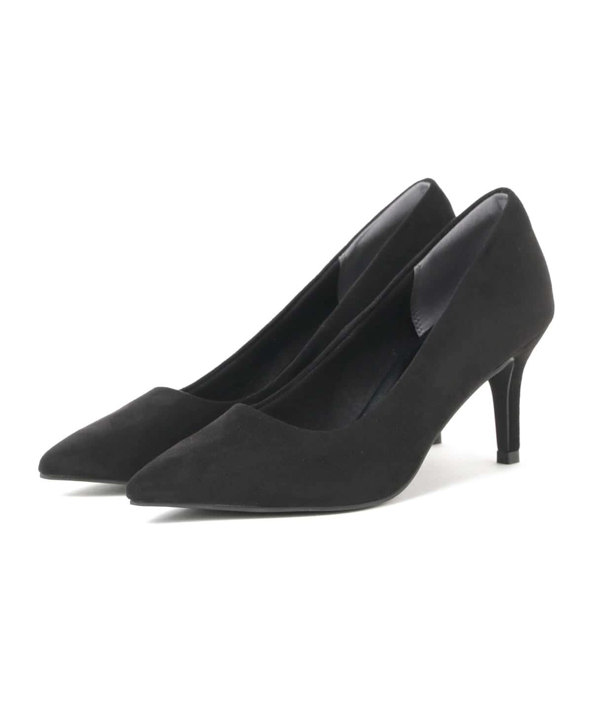 フェイクスエード パンプス 21AW(22.5 24.5cm) シューズ WOMEN BLACK 22.5 フェイクスエード パンプス 21AW(22.5 24.5cm) シューズ WOMEN BLACK 22.5