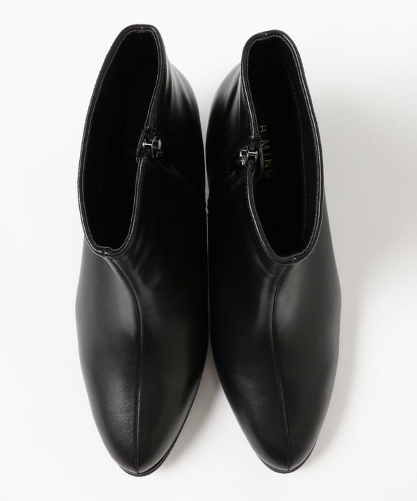 ▽GRENSON×Beams 本革 ショートブーツ ハイカット黒 7D 紐靴