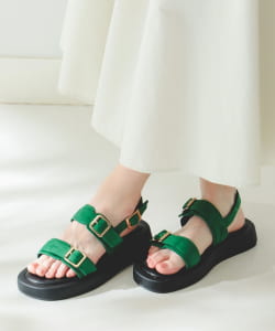 ▲ B:MING by BEAMS / Wベルト プラットフォーム サンダル