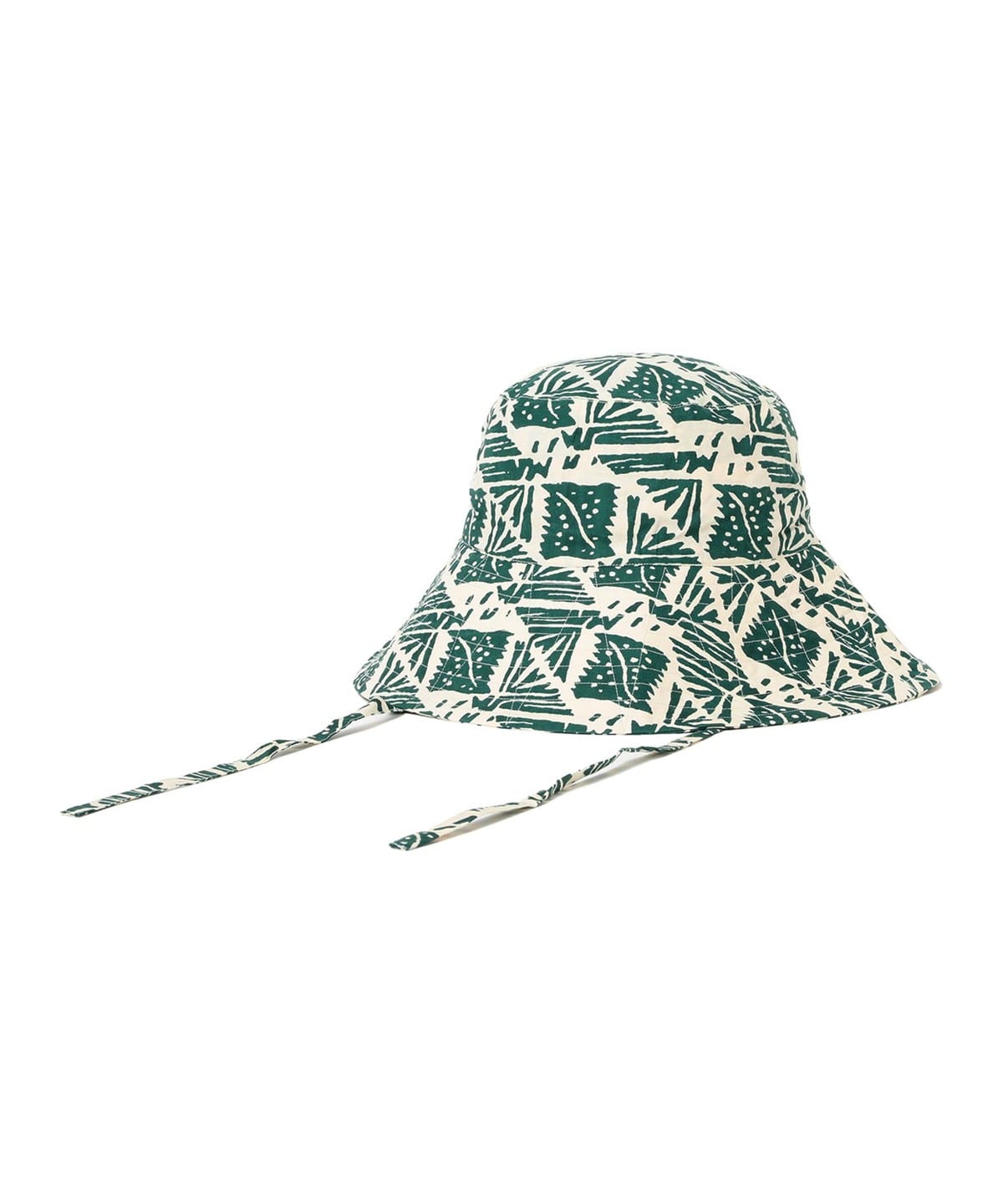Sara mallika サラ マリカ / Cotton Poplin Print Hat 帽子 WOMEN GREEN ONE SIZE Sara mallika サラ マリカ / Cotton Poplin Print Hat 帽子 WOMEN GREEN ONE SIZE