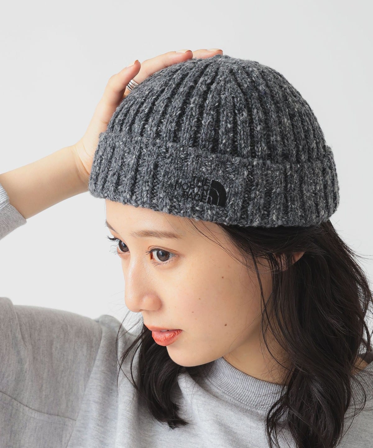 THE NORTH FACE ザ・ノース・フェイス / ショート フィッシャーマン ビーニー NN42434 帽子 WOMEN ミックスチャコール ONE SIZE THE NORTH FACE ザ・ノース・フェイス / ショート フィッシャーマン ビーニー NN42434 帽子 WOMEN ミックスチャコール ONE SIZE