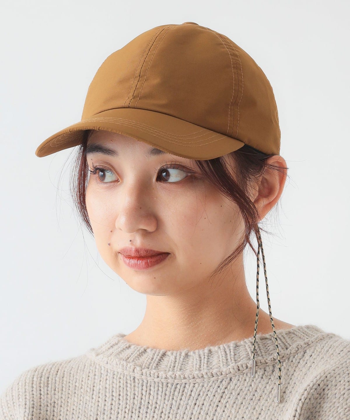 【撥水機能】撥水 キャップ 帽子 WOMEN LIGHT BROWN ONE SIZE 【撥水機能】撥水 キャップ 帽子 WOMEN LIGHT BROWN ONE SIZE