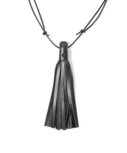 ￥B:MING by BEAMS / レザータッセルネックレス