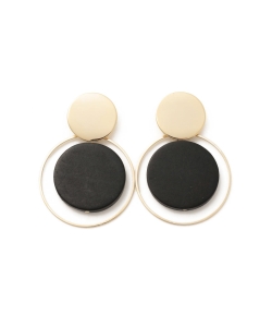 B:MING by BEAMS / ウッドサークルピアス