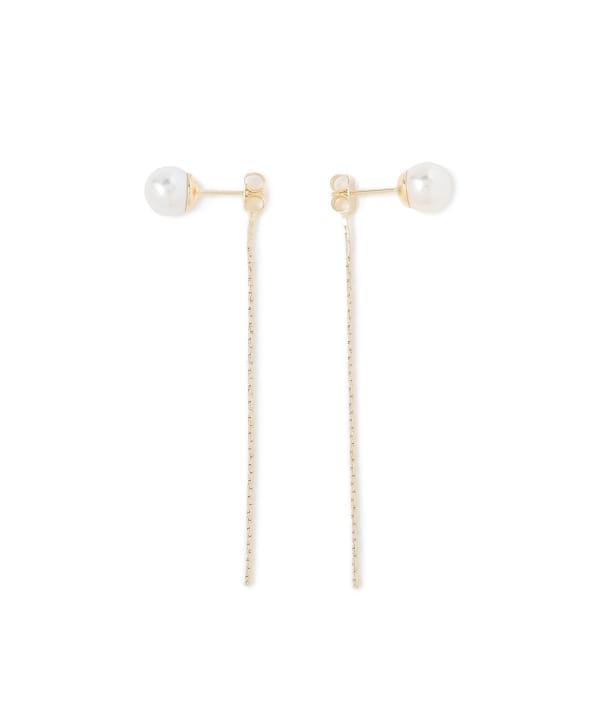 B Ming By Beams ビーミング By ビームス B Ming By Beams パールチェーンピアス アクセサリー ピアス 両耳用 通販 Beams