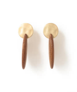 B:MING by BEAMS / メタルウッド ピアス