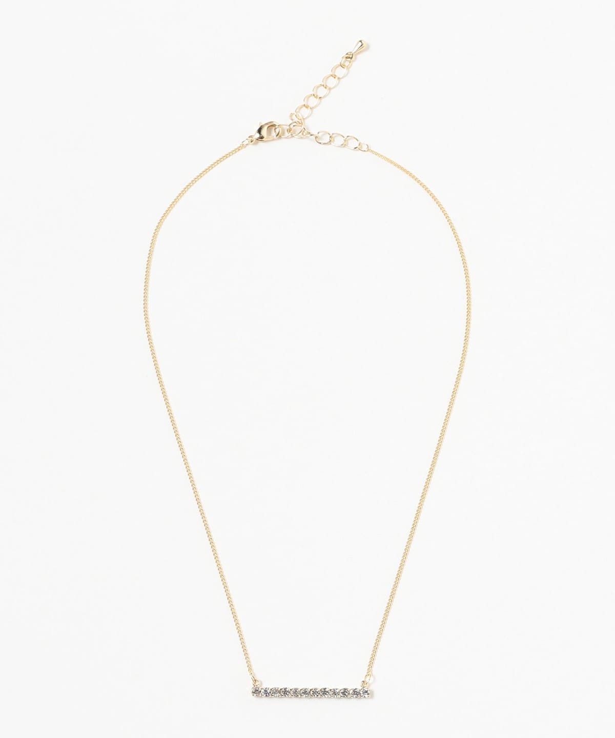 shrine bail necklace ラインストーンネックレス shrine bail necklace ラインストーンネックレス