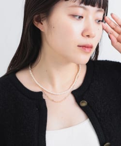 フェイクパール チェーン ネックレス