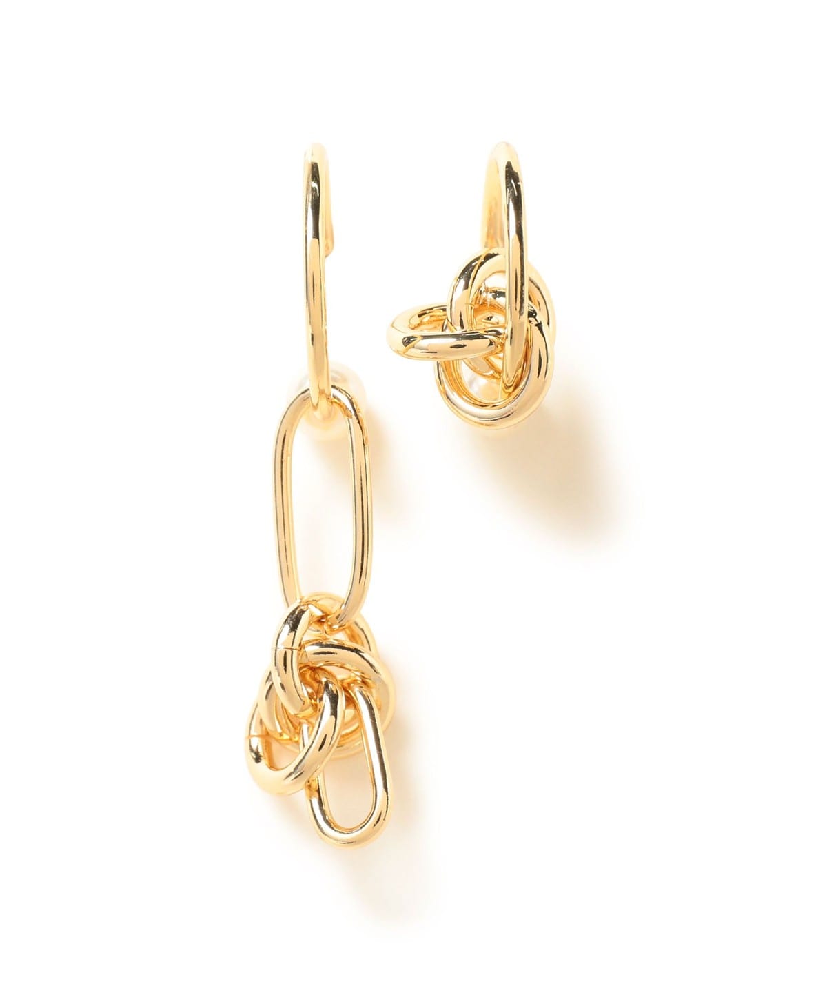 loni】Leaf Bijou Asymmetry Pierce/リーフビジュー