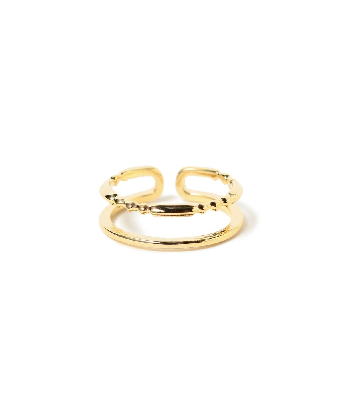 Wライン リング アクセサリー WOMEN GOLD ONE SIZE Wライン リング アクセサリー WOMEN GOLD ONE SIZE