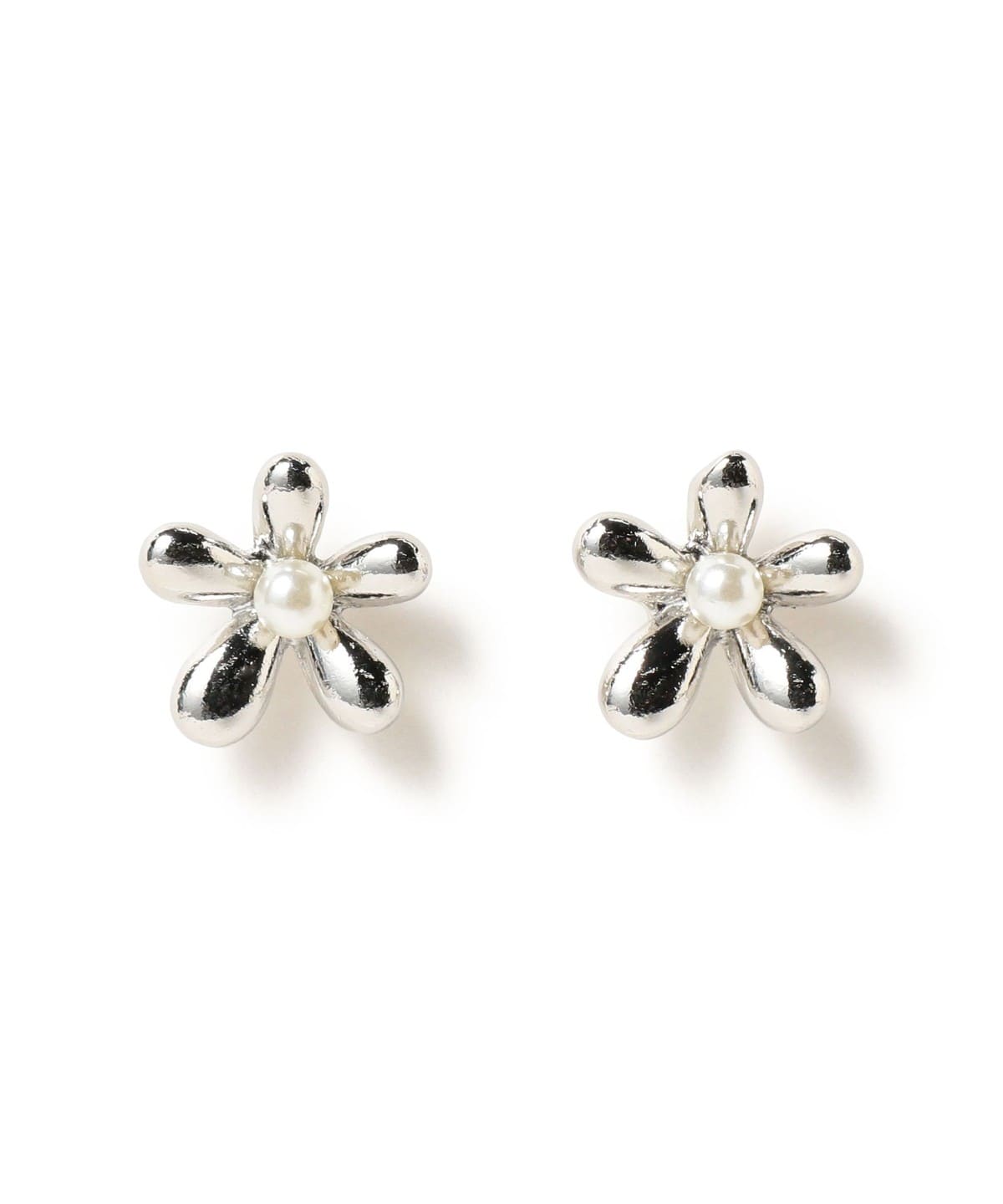 フラワー パール ピアス アクセサリー WOMEN SILVER ONE SIZE フラワー パール ピアス アクセサリー WOMEN SILVER ONE SIZE