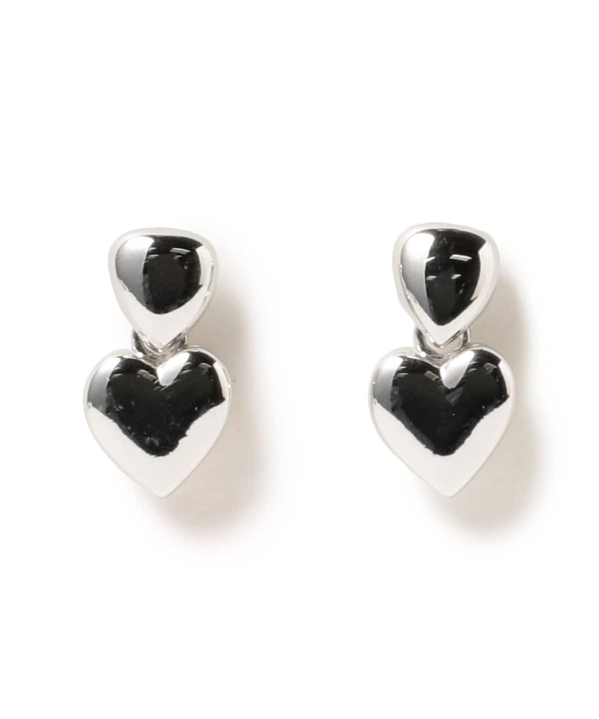 ハート コンビ ピアス アクセサリー WOMEN SILVER ONE SIZE ハート コンビ ピアス アクセサリー WOMEN SILVER ONE SIZE