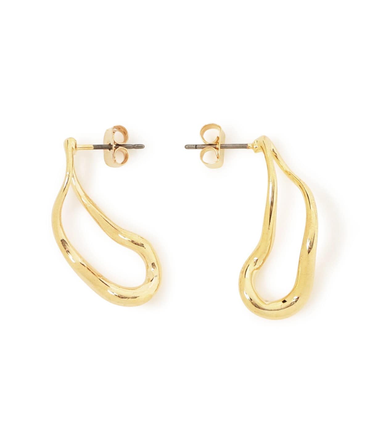 ウェーブ ライン ピアス アクセサリー WOMEN GOLD ONE SIZE ウェーブ ライン ピアス アクセサリー WOMEN GOLD ONE SIZE
