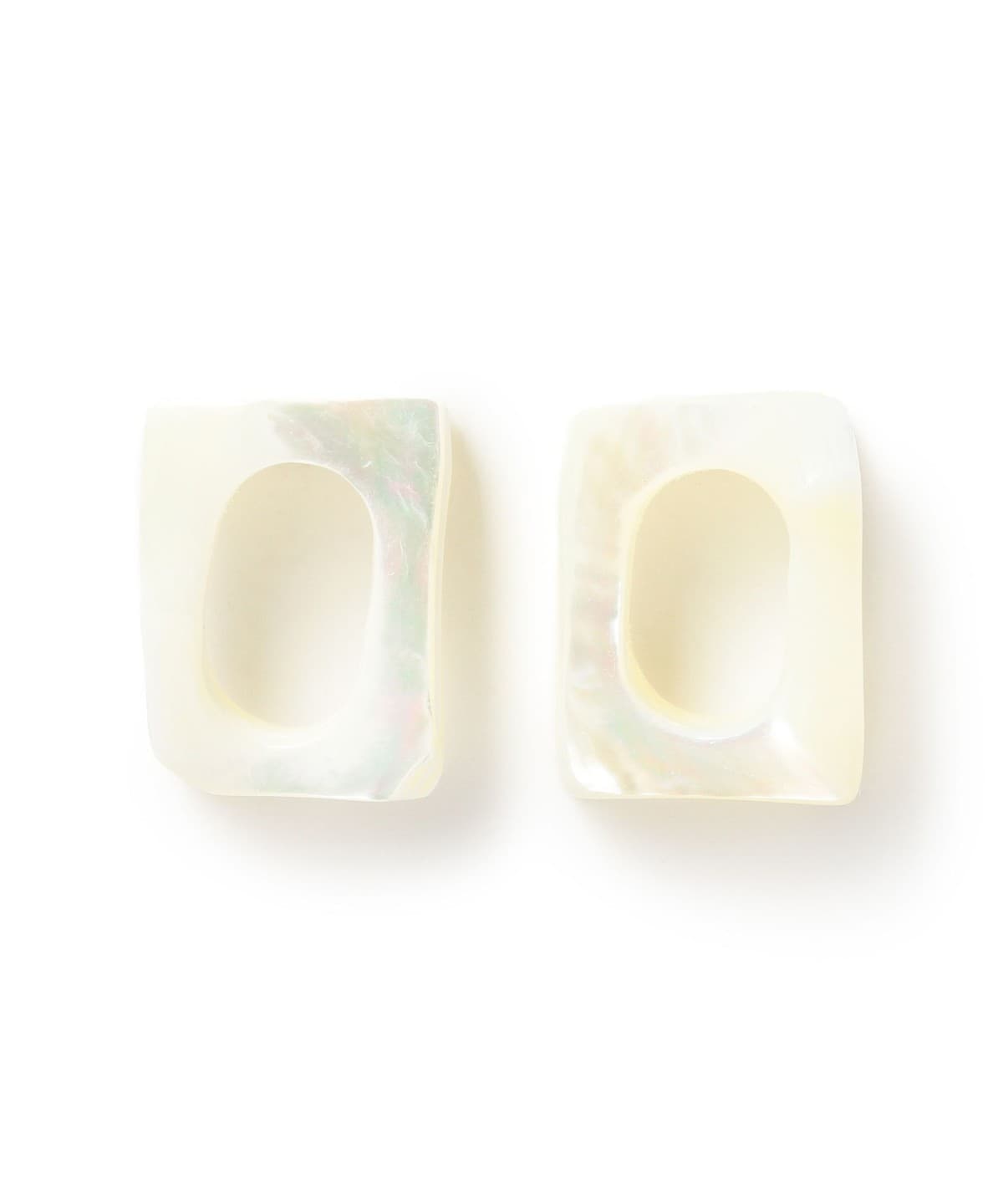 スクエア ピアス アクセサリー WOMEN OFF WHITE ONE SIZE スクエア ピアス アクセサリー WOMEN OFF WHITE ONE SIZE