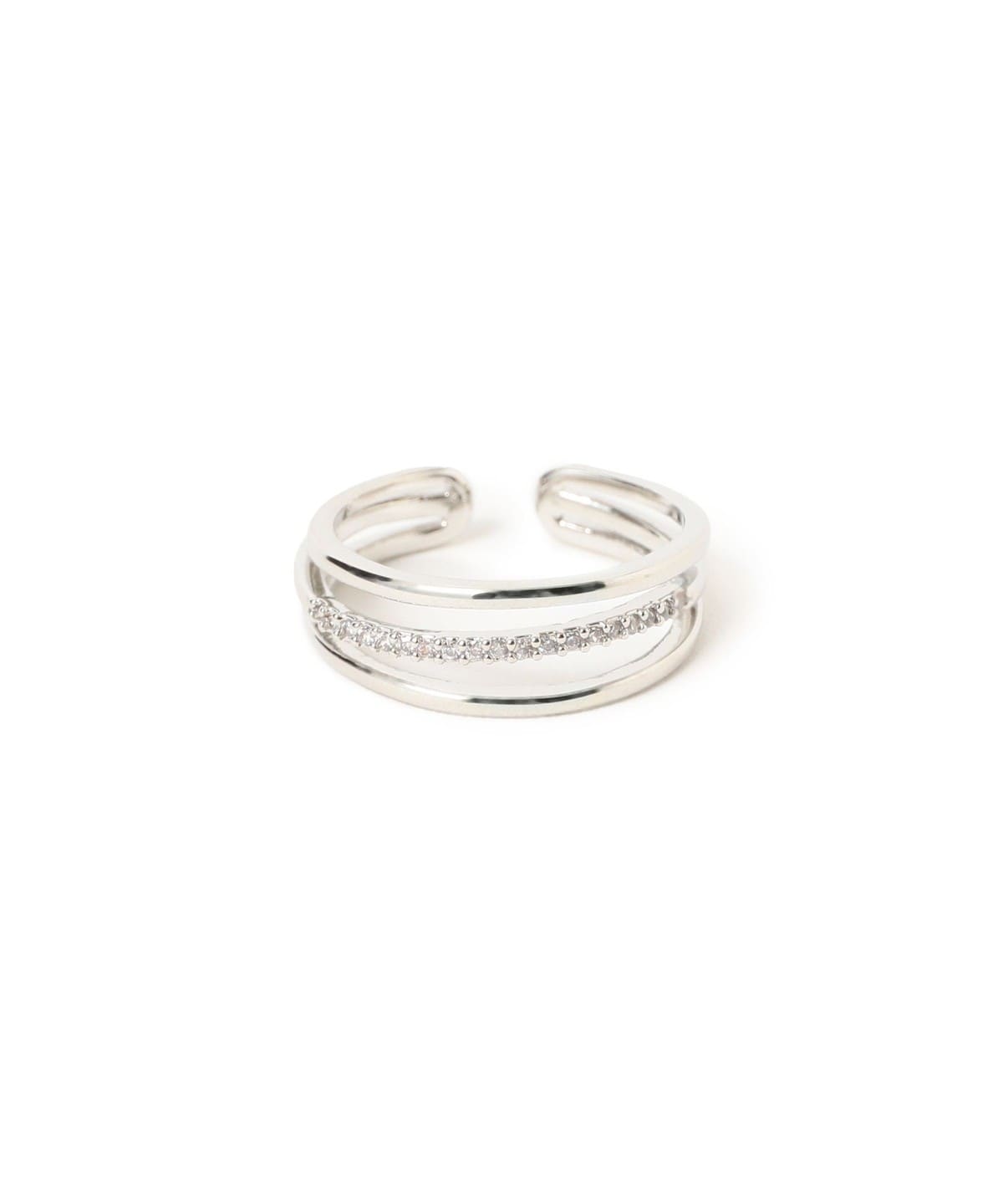 ライン リング アクセサリー WOMEN SILVER ONE SIZE ライン リング アクセサリー WOMEN SILVER ONE SIZE
