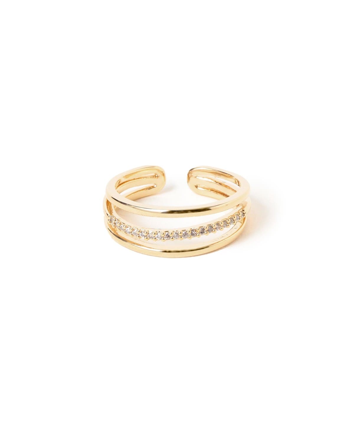 ライン リング アクセサリー WOMEN GOLD ONE SIZE ライン リング アクセサリー WOMEN GOLD ONE SIZE