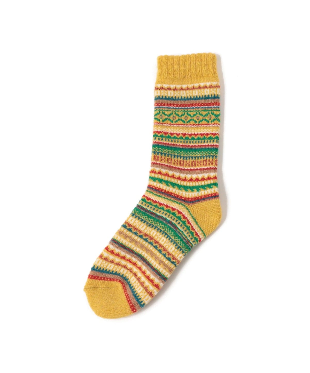 H FOOT WEAR エイチ フットウェア / FAIRISLE レッグウェア WOMEN YELLOW 約22.5 24.5cm H FOOT WEAR エイチ フットウェア / FAIRISLE レッグウェア WOMEN YELLOW 約22.5 24.5cm