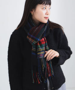 TWEED MILL / チェック ウール ストール