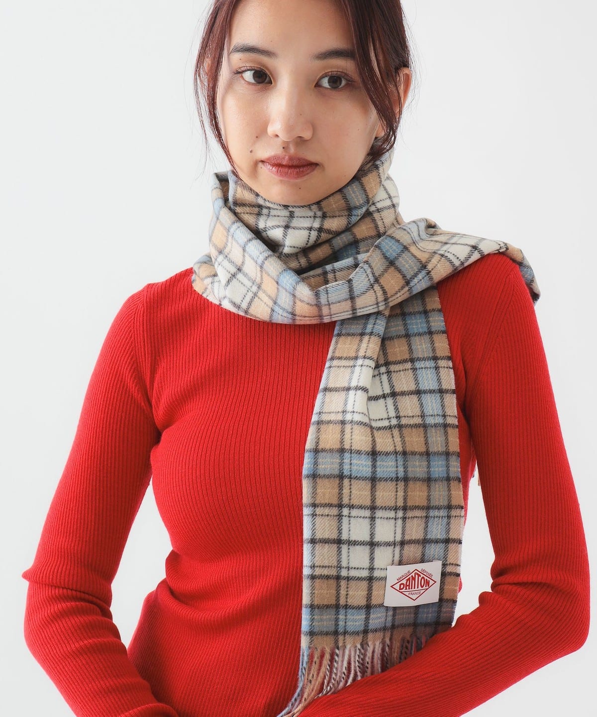 DANTON ダントン / ウール カシミヤ マフラー ファッション雑貨 WOMEN BEIGE ONE SIZE DANTON ダントン / ウール カシミヤ マフラー ファッション雑貨 WOMEN BEIGE ONE SIZE