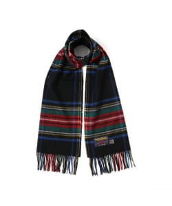 TWEED MILL / チェック ウール ストール