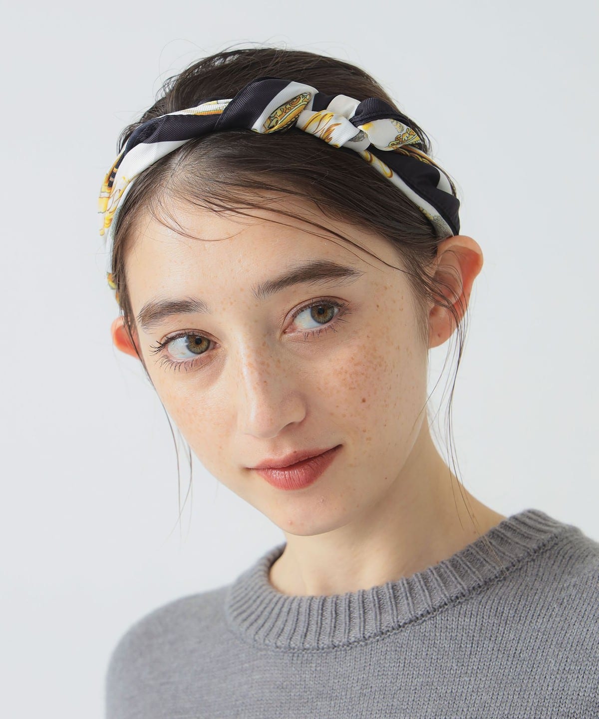 クラシック スカーフ ファッション雑貨 WOMEN BLACK ONE SIZE