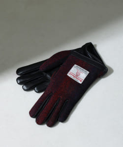 B:MING by BEAMS / ハリスツイード レザー グローブ