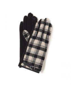 B:MING by BEAMS / ベルト付き チェック グローブ