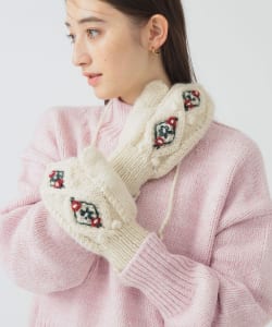 【別注】NEPALHANDKNIT / ケーブル ミトン
