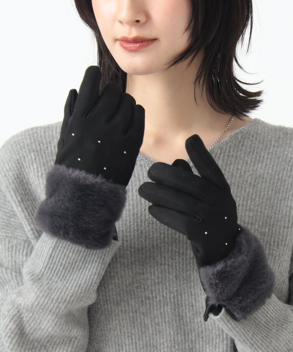 mastermind　フェイクファー　手袋 mastermind フェイクファー 手袋 B:MING by BEAMS（ビーミング by