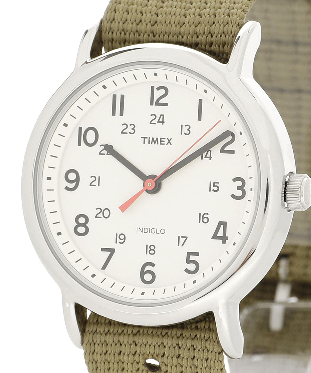 timex weekender olive
