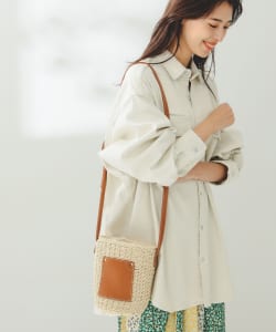 B:MING by BEAMS / フェイクレザー カゴ ショルダー バッグ