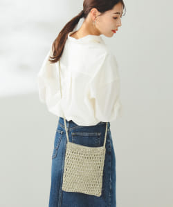 B:MING by BEAMS / 透かし編み ショルダーバッグ