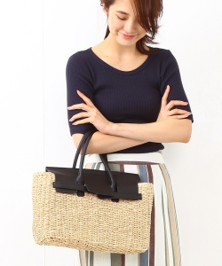 B:MING by BEAMS / レザー調 カゴバック