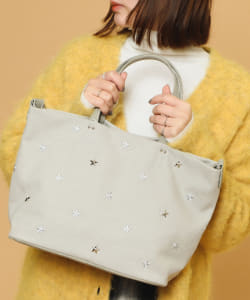 2WAY スター刺繍バッグ