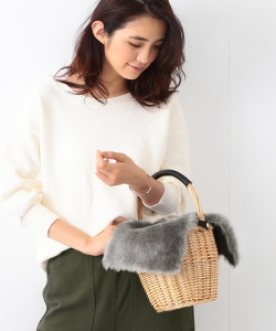 B:MING by BEAMS / フェイクファー カゴバッグ 17AW