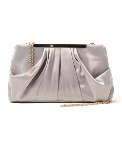 B:MING by BEAMS / サテンタッククラッチバッグ 19SS-D