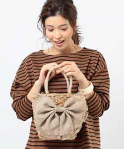 B:MING by BEAMS / ビッグリボン カゴバッグ 20SS
