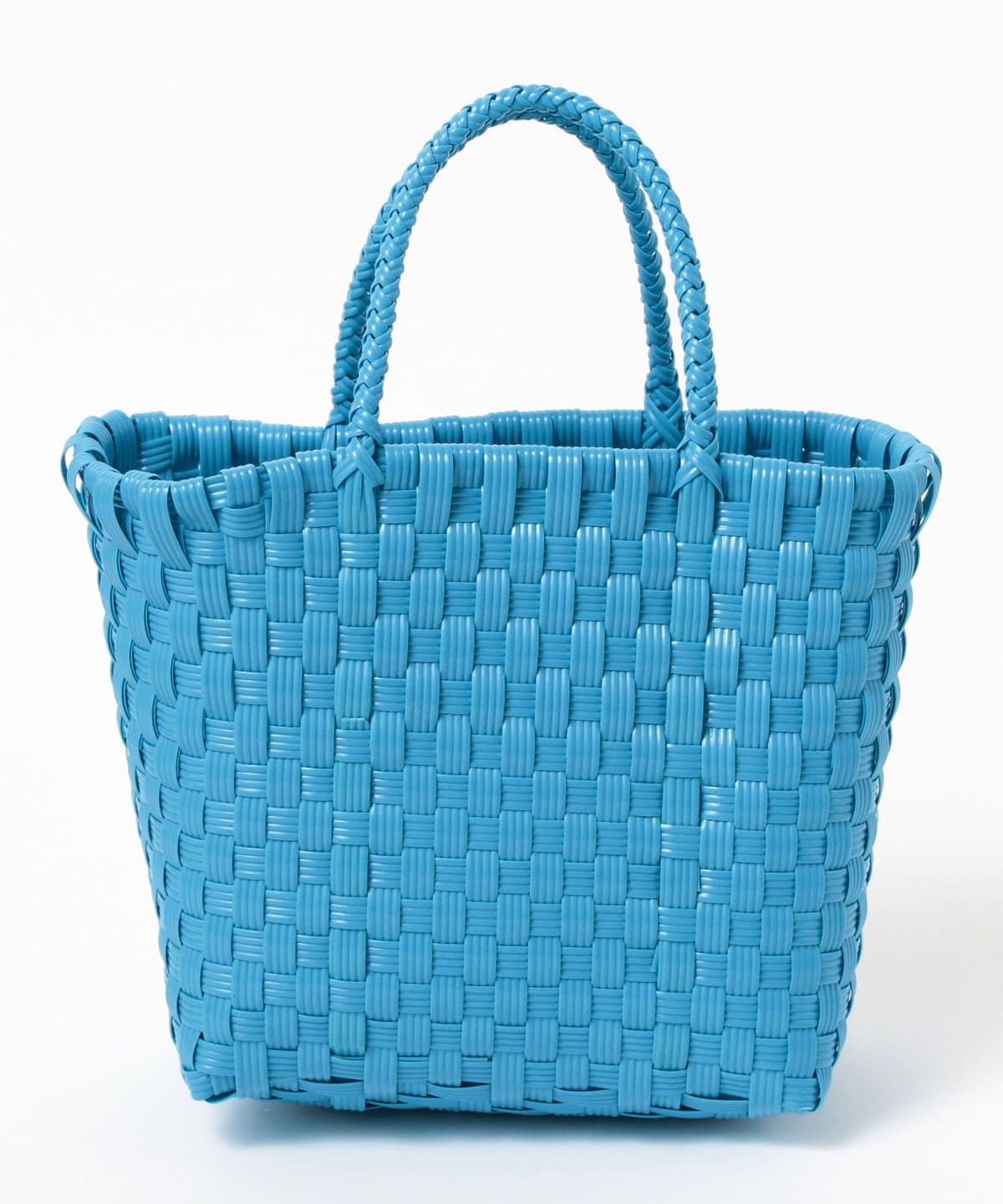 Plastic woven beach online tote