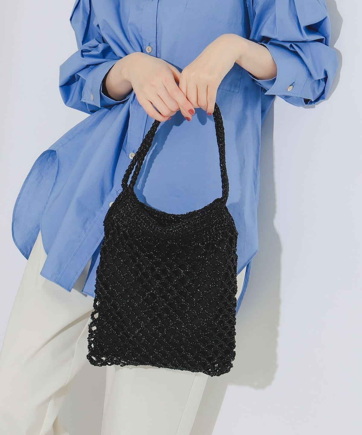 フィルム編み バッグ バッグ WOMEN BLACK ONE SIZE フィルム編み バッグ バッグ WOMEN BLACK ONE SIZE