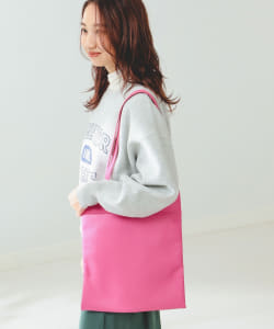 ▲B:MING by BEAMS / フェイクレザー フラット トートバッグ