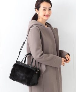 B:MING by BEAMS / フェイクファー ボストンバッグ 17AW