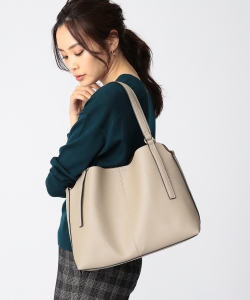 B:MING by BEAMS / 2WAYフェイクレザートート