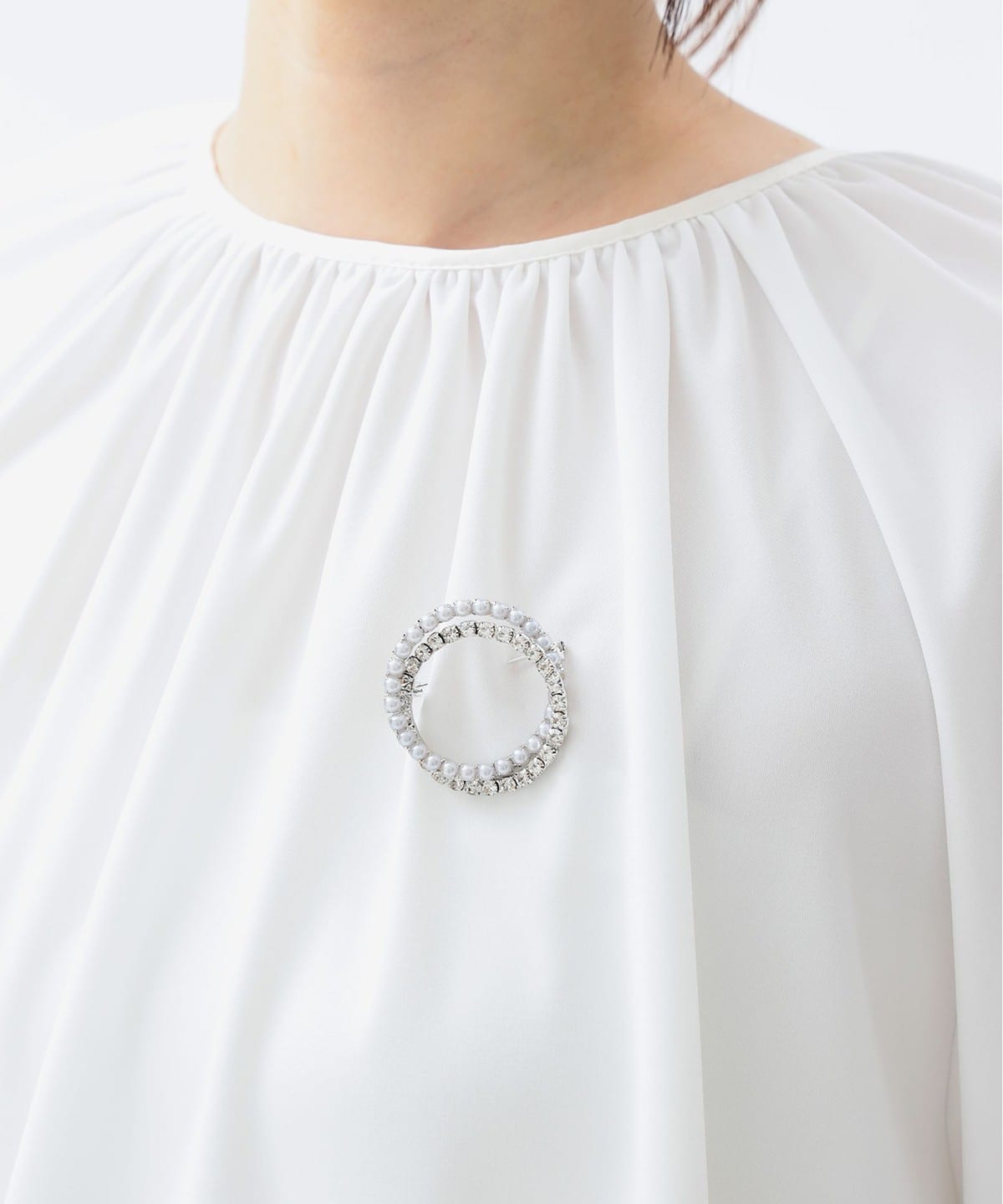 ダブル サークル ブローチ【入園式・卒園式】 アクセサリー WOMEN SILVER ONE SIZE ダブル サークル ブローチ【入園式・卒園式】 アクセサリー WOMEN SILVER ONE SIZE