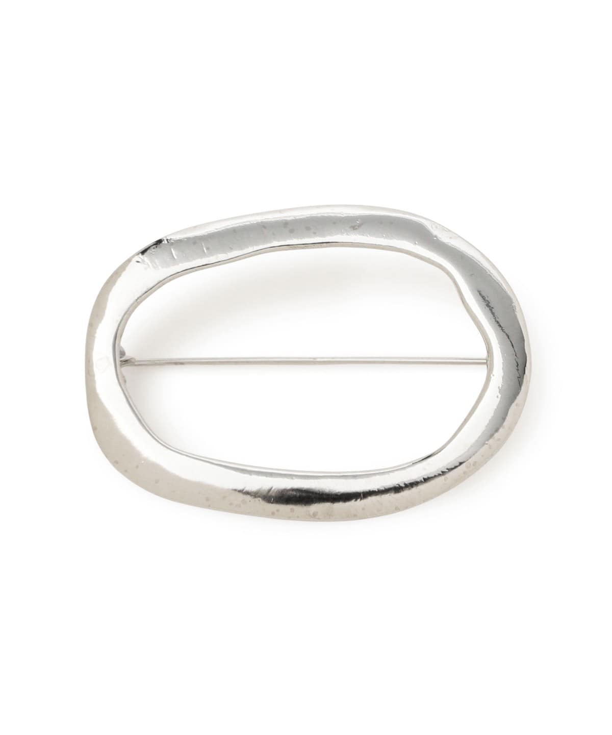 オーバル ブローチ アクセサリー WOMEN SILVER ONE SIZE オーバル ブローチ アクセサリー WOMEN SILVER ONE SIZE
