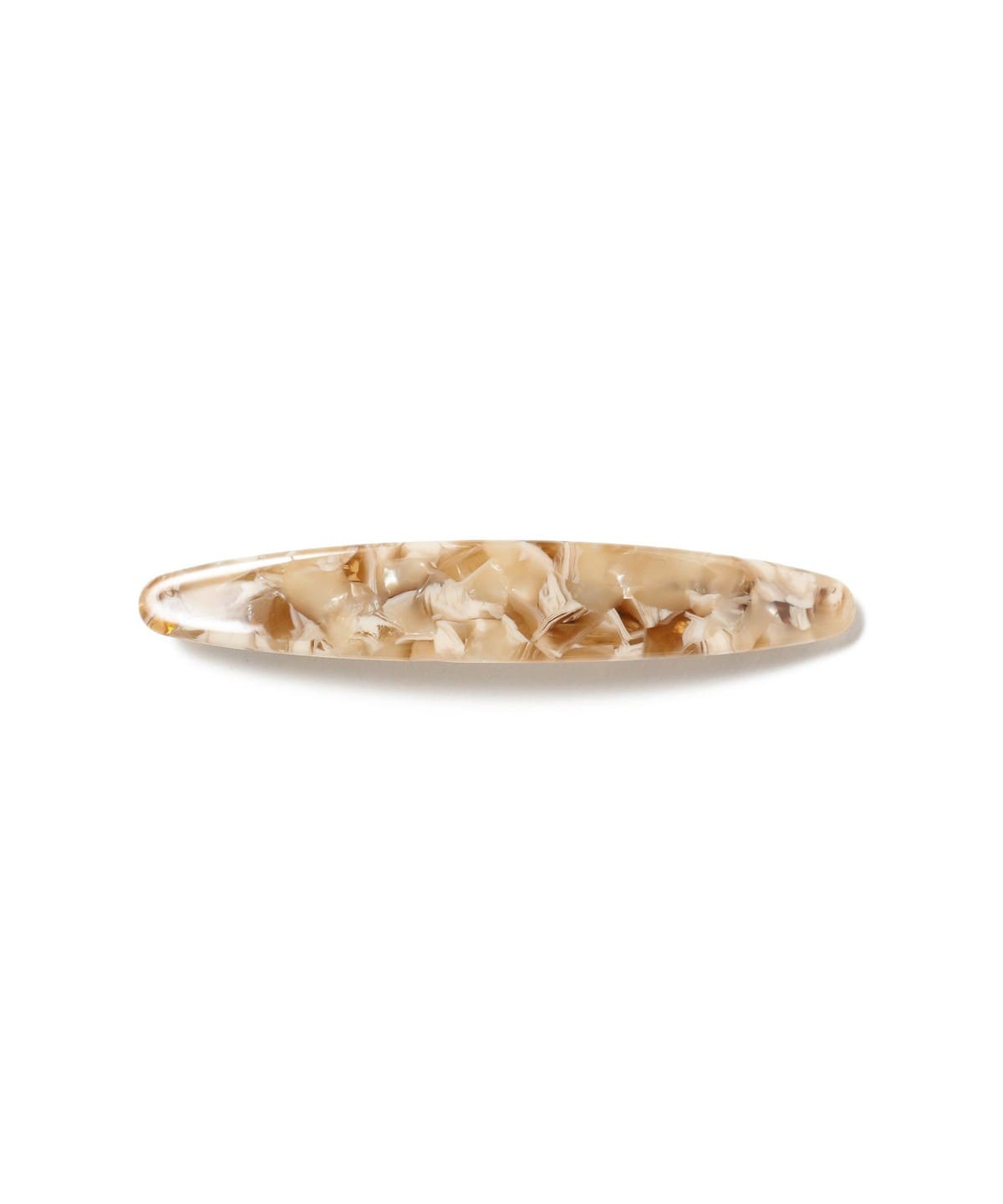 ラウンド カーブ バレッタ ヘアアクセサリー WOMEN BEIGE ONE SIZE ラウンド カーブ バレッタ ヘアアクセサリー WOMEN BEIGE ONE SIZE