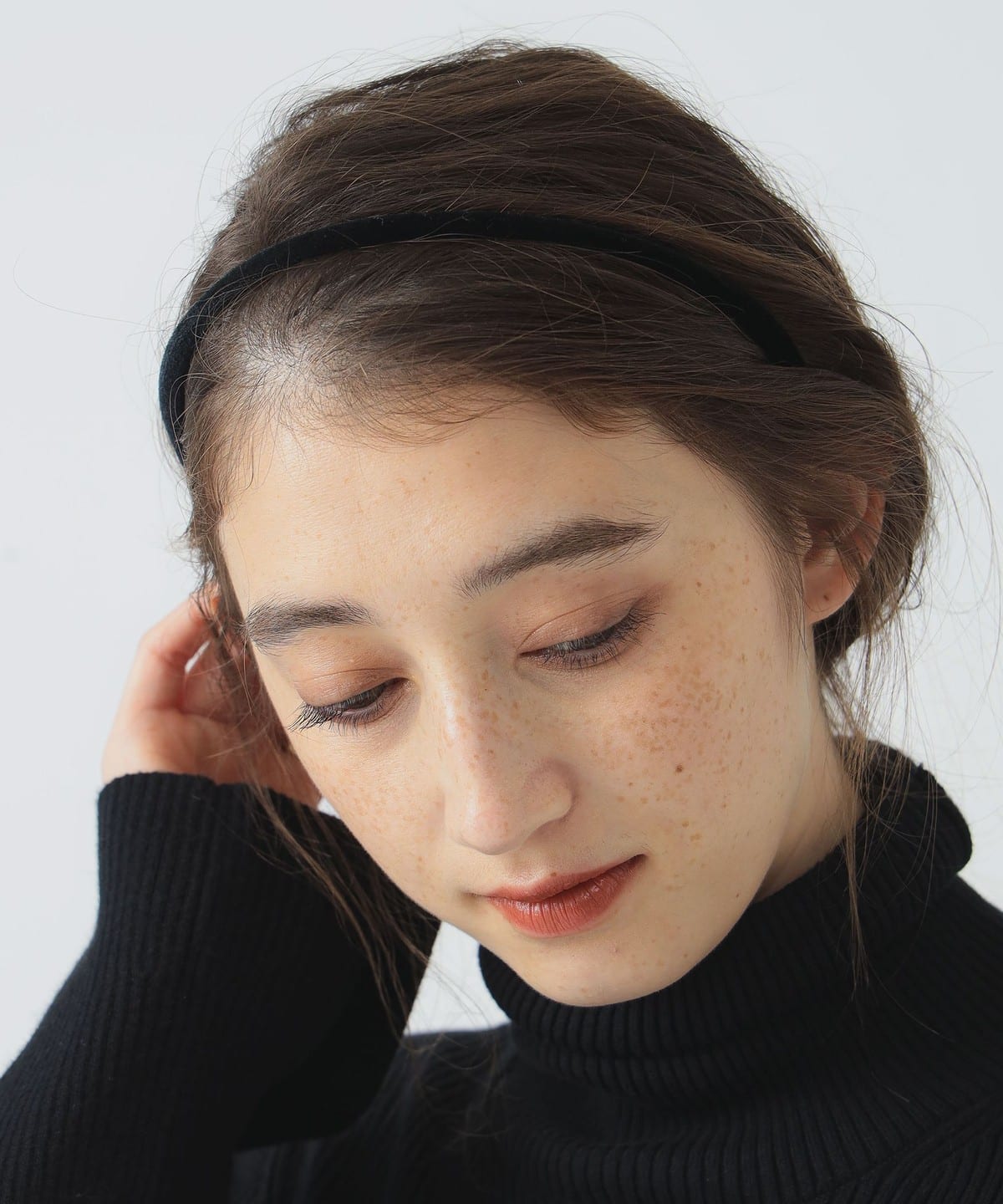 ベロア カチューシャ ヘアアクセサリー WOMEN BLACK ONE SIZE