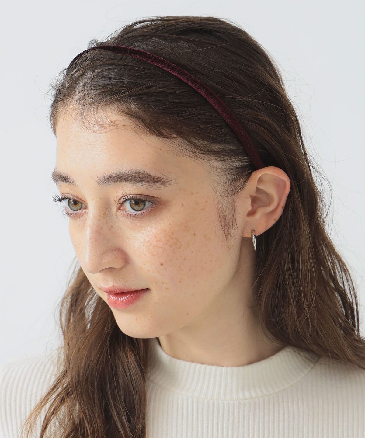 ベロア カチューシャ ヘアアクセサリー WOMEN WINE ONE SIZE