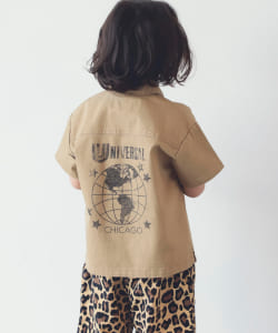 【アウトレット】UNIVERSAL OVERALL × B:MING by BEAMS / 別注 ワークシャツ（110~150cm）